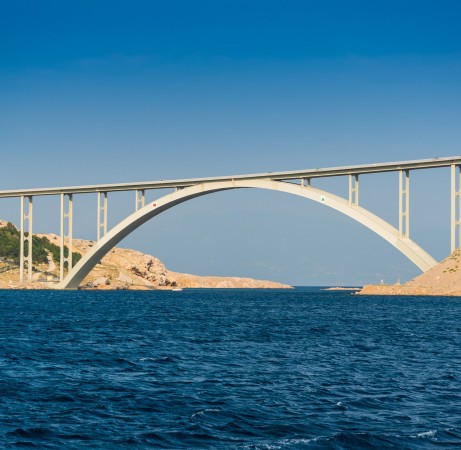 Alles über die Krk-Brücke und die Insel Krk in Kroatien