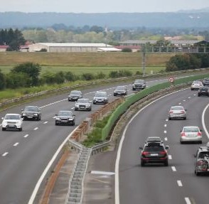 Diaľnica A1 zo Záhrebu do Dubrovníka.