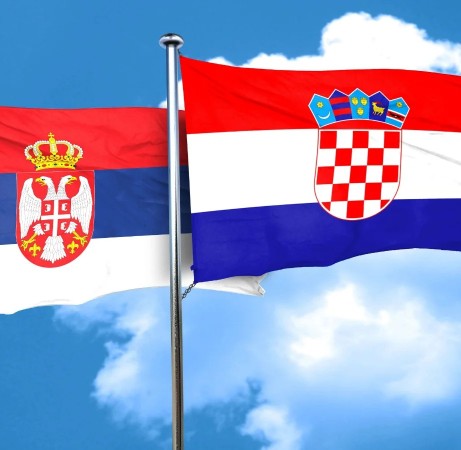 Podróż drogą lądową przez granicę z Serbii do Chorwacji