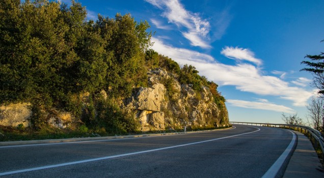 Die A2 Autobahn in Kroatien