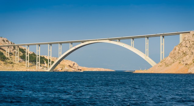 Alles über die Krk-Brücke und die Insel Krk in Kroatien